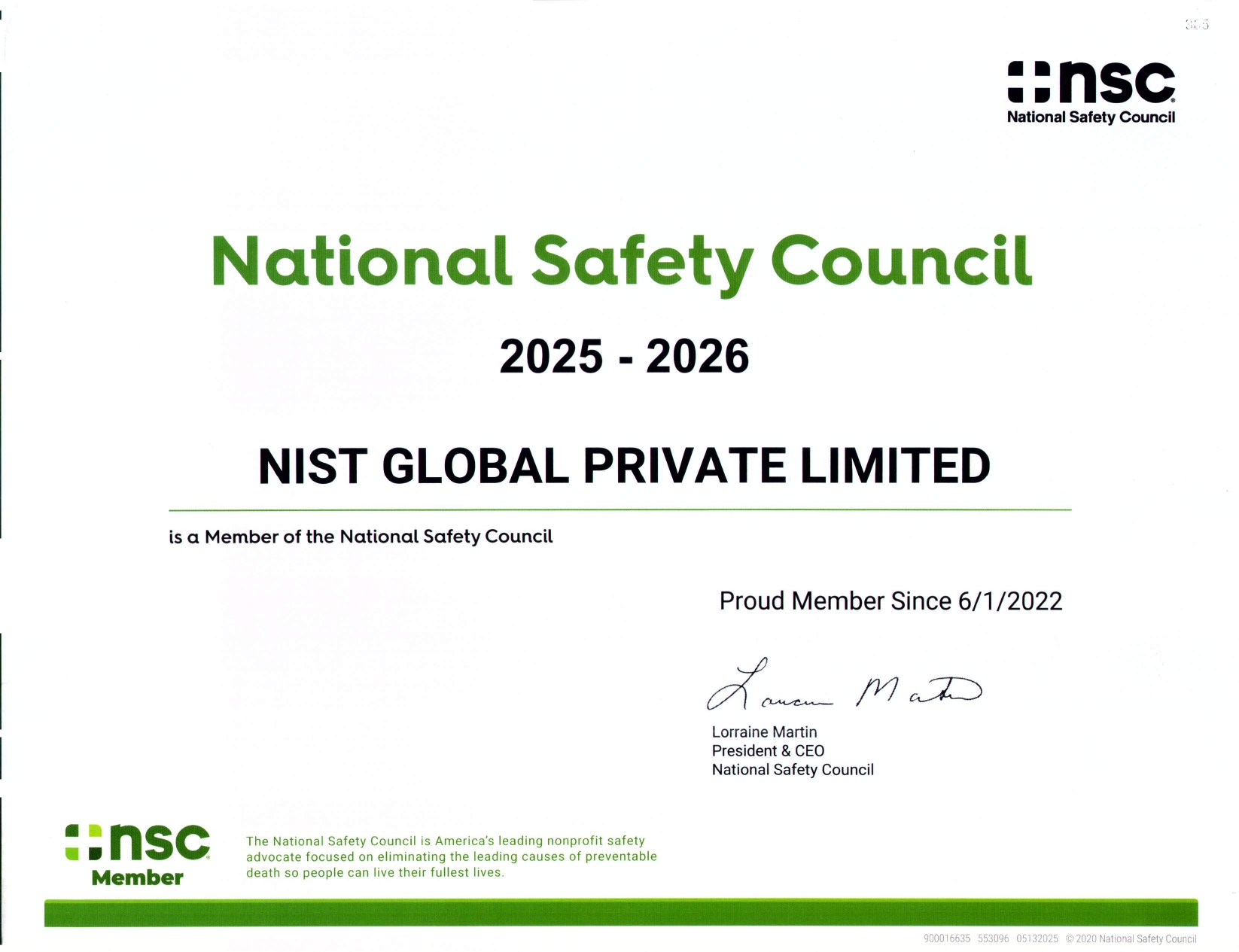 national-safety-council-certificate