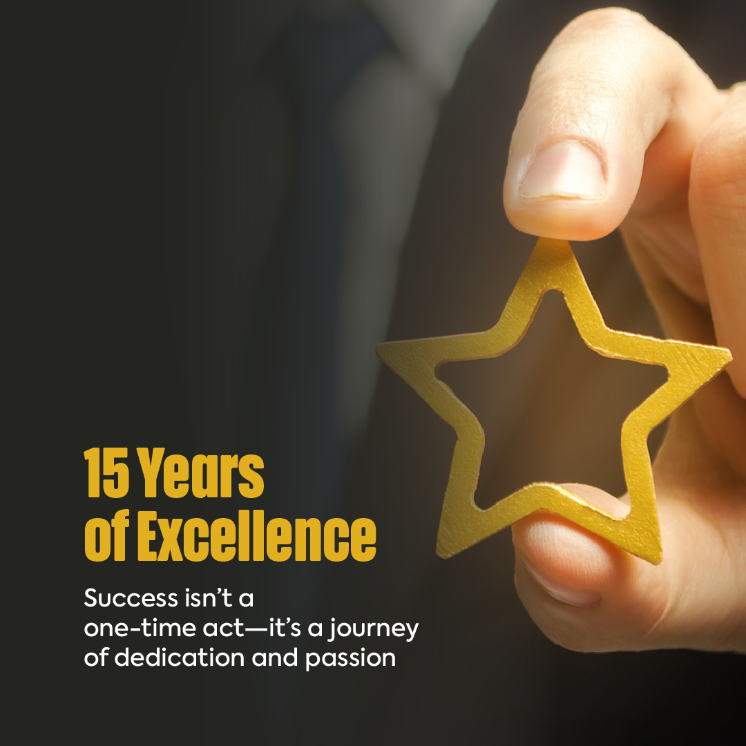 NEBOSH Graduation 15years award