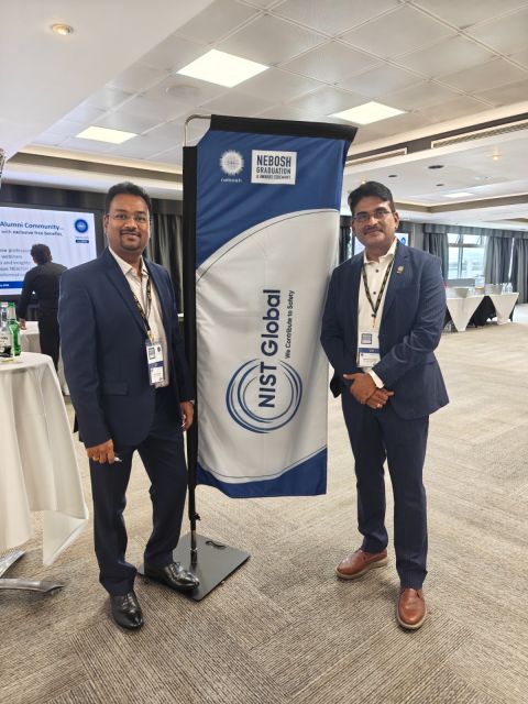 NIST Global representatives at the NEBOSH Graduation Ceremony