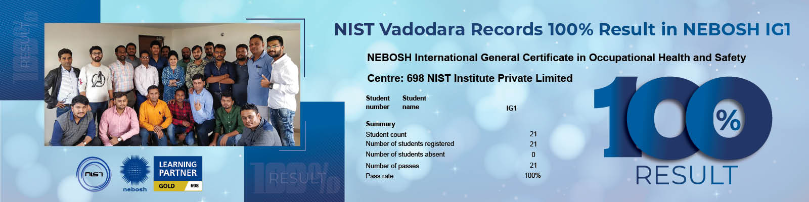 nebosh-ig-result-vadodara